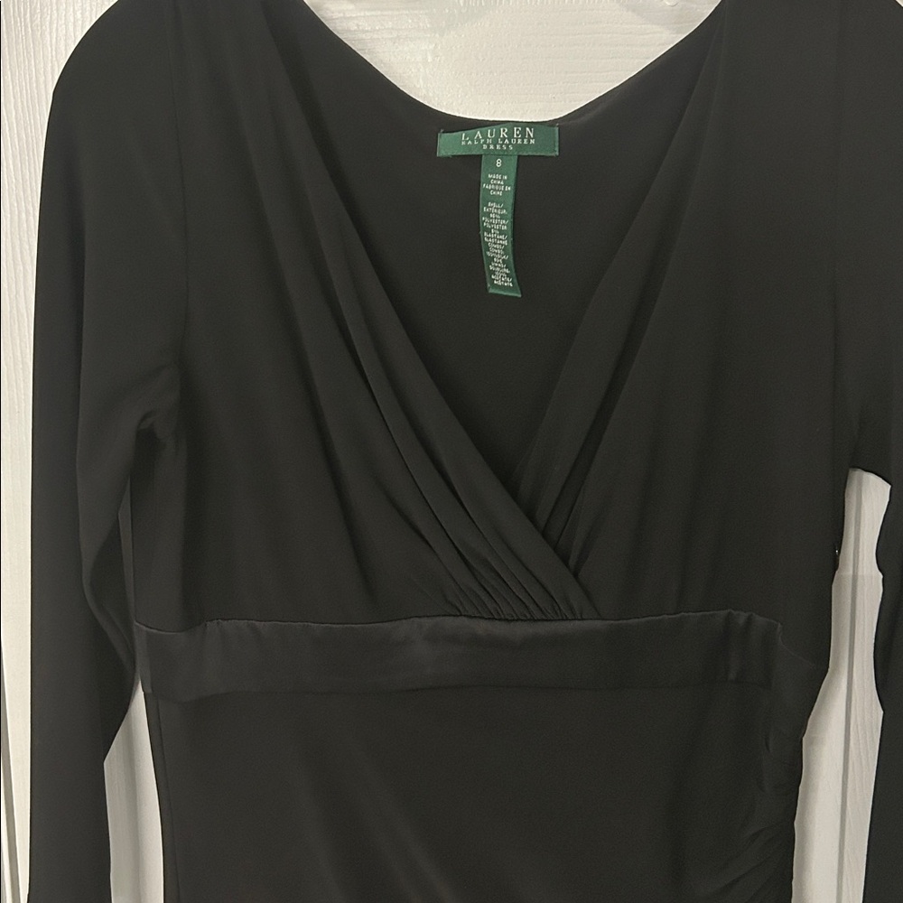 Lauren Ralph Lauren Black Long Sleeve Dress